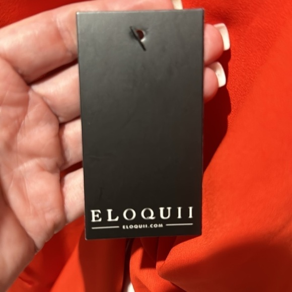 Eloquii Lace Up Blouse NWT - Picture 6 of 6